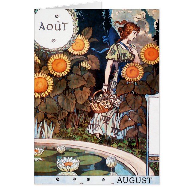 Karte: August/Auot (Vorne)