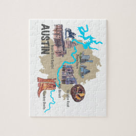 Karte Austins Texas
