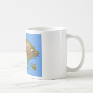 Karte Balis Holliday Kaffeetasse