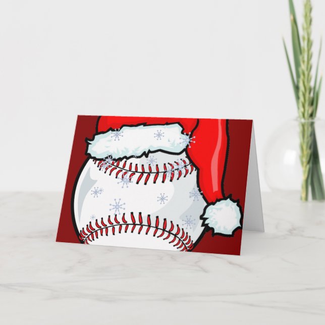 Karte - Baseball-Weihnachten (Vorderseite)