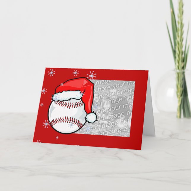 Karte - Baseball Weihnachten (Vorderseite)