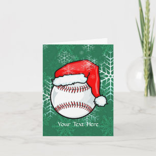 Karte - Baseball-Weihnachten