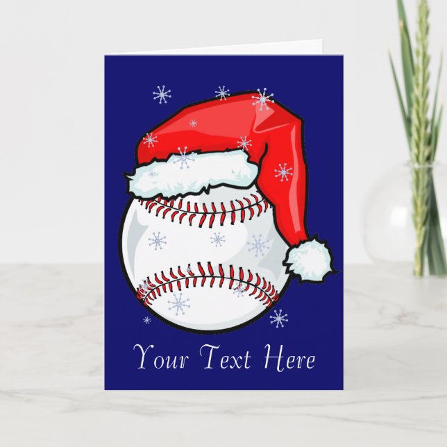 Karte - Baseball Weihnachten (Vorderseite)