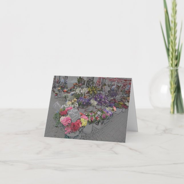 Karte - Blumenmarkt (Vorderseite)