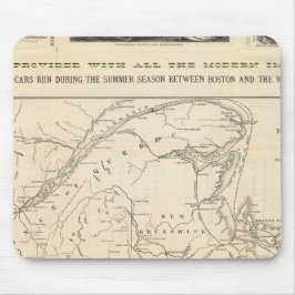 Karte Boston und Maine Railroad Mousepad