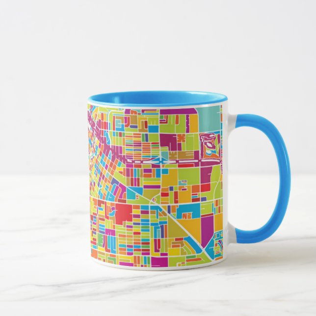 Karte bunten Las Vegass, Nevada Tasse (Rechts)