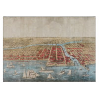 KARTE: CHICAGO, c1857