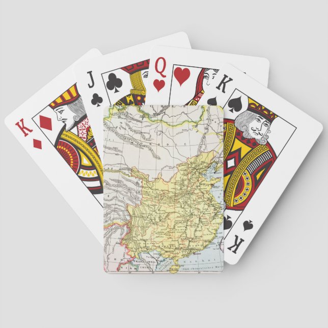 KARTE: CHINA, 1910 SPIELKARTEN (Rückseite)