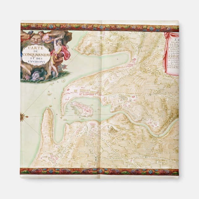 Karte Concarneau Magnet (Vorne)