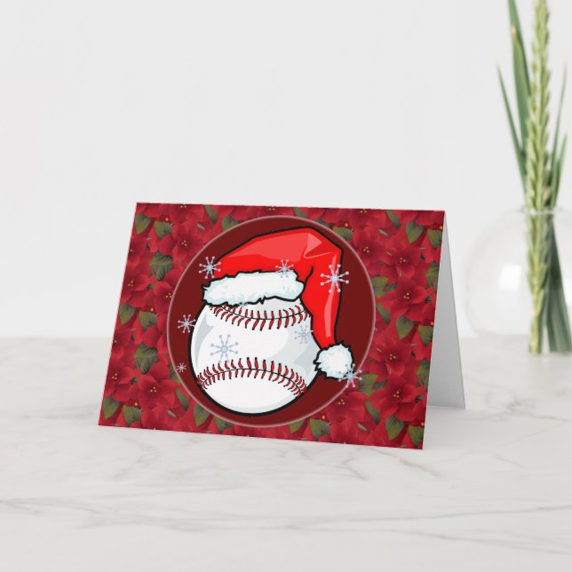 Karte - Decorative Santa Baseball (Vorderseite)