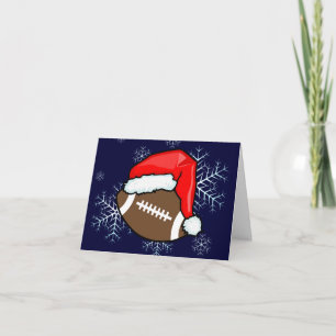 Karte - Decorative Santa Football
