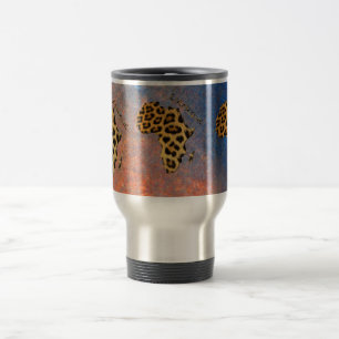 Karte der AFRICA Leopard Spots Wildlife Tasse