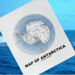 Karte der Antarktis (Geografie)