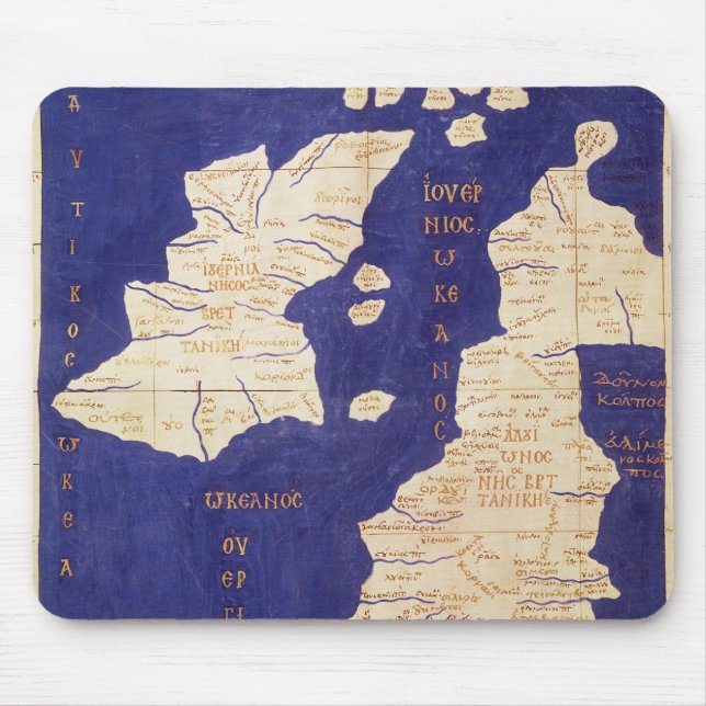 Karte der britischen Inseln, von 'Geographia Mousepad (Vorne)