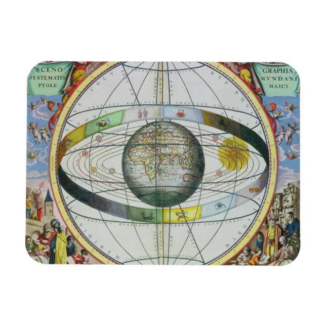 Karte der Christlichen Sternbilder von "The Celest Magnet (Horizontal)