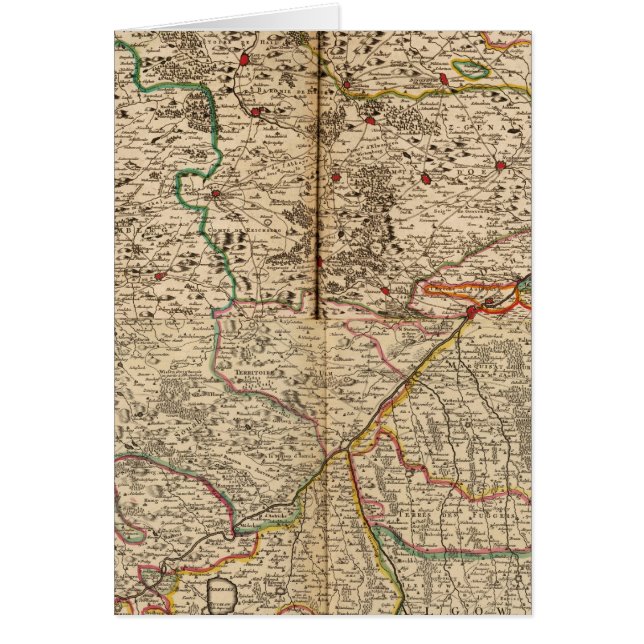 Karte der deutschen Wälder (Vorne)