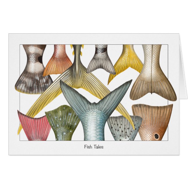 Karte der Fisch-Schwanz-(Geschichten) (Vorderseite (Horizontal))