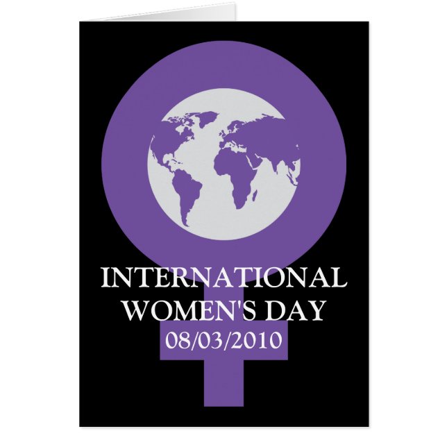 Karte der Frauen Tages (Vorne)