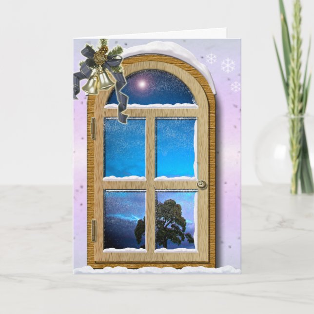 Karte der frohen Weihnachten (Vorderseite)