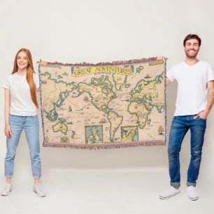 Karte der großen Abenteuer Decke