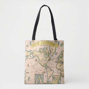 Karte der großen Abenteuer Tasche