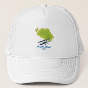 Karte der Insel Penida Truckerkappe