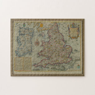 Karte der Invasionen von England u. von Irland