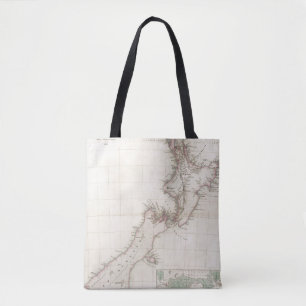 Karte der Kolonie von Neuseeland Tasche
