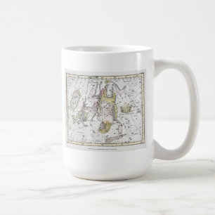 Karte der Konstellations-Platte VIII Kaffeetasse