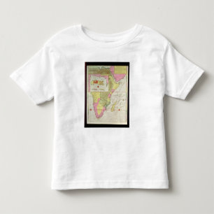 Karte der Länder von Afrika Kleinkind T-shirt