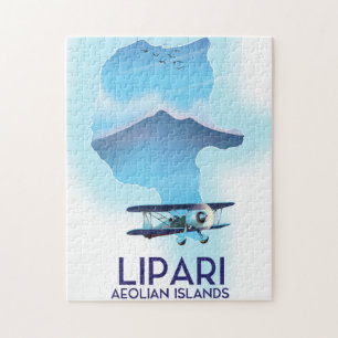 Karte der Lipari-Äolischen Inseln
