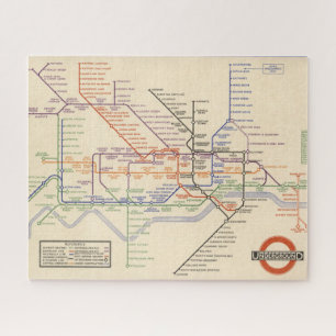 Karte der Londoner Untergrund Railways