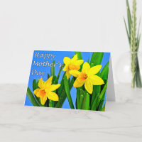 Karte der Narzissen-Mutter Tages