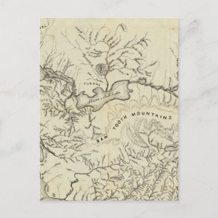 Karte der neuen Alaska-Goldfelder