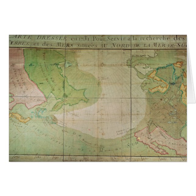 Karte der neuen Entdeckungen (Vorderseite (Horizontal))