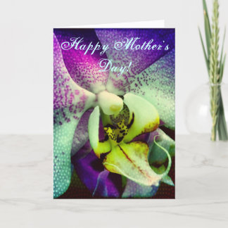 Karte der Phalenopsis Orchideen-glückliche Mutter