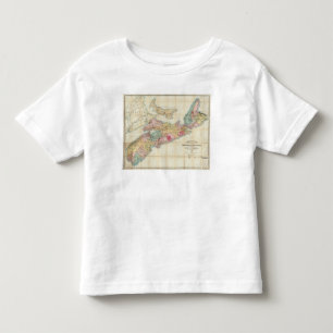 Karte der Provinz Nova Scotia 2 Kleinkind T-shirt