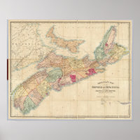 Karte der Provinz Nova Scotia 4
