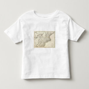 Karte der Provinzen der Vereinigten Staaten Kleinkind T-shirt