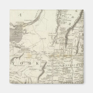 Karte der Provinzen der Vereinigten Staaten Magnet
