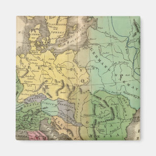 Karte der Provinzen im Römischen Reich Magnet