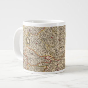 Karte der Region Venedig, Italien Jumbo-Tasse