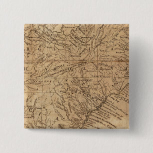 Karte der Staaten von Virginia und North Carolina Button