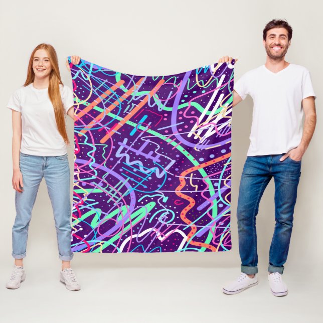 Karte der Sterne Fleecedecke (Beispiel)