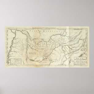 Karte der Tennassee sic Regierung Poster