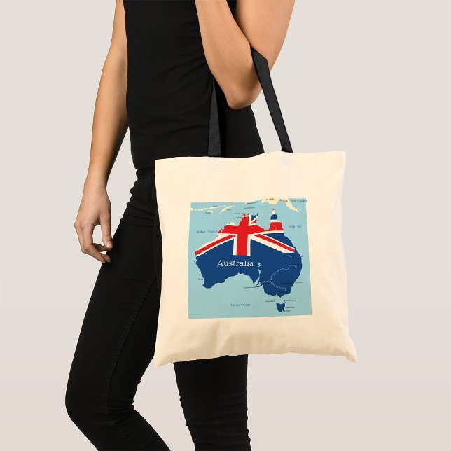 Karte der Tote-Tasche Australiens Tragetasche (Von Creator hochgeladen)