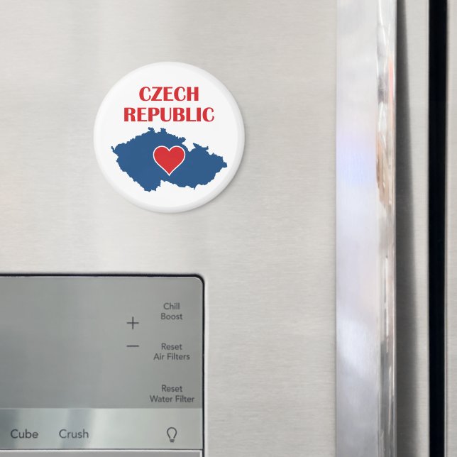 Karte der Tschechischen Republik Magnet (In Situ (Kühlschrank))