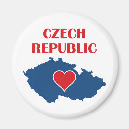 Karte der Tschechischen Republik Magnet