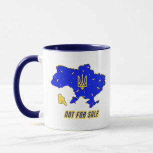 Karte der Ukraine Tasse