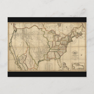 Karte der USA (1816)